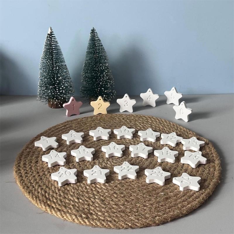 Christmas Silicone Baking Mold Number Hanging For Handmade Gift Labels Holiday Decorations And Crafting Supplies
