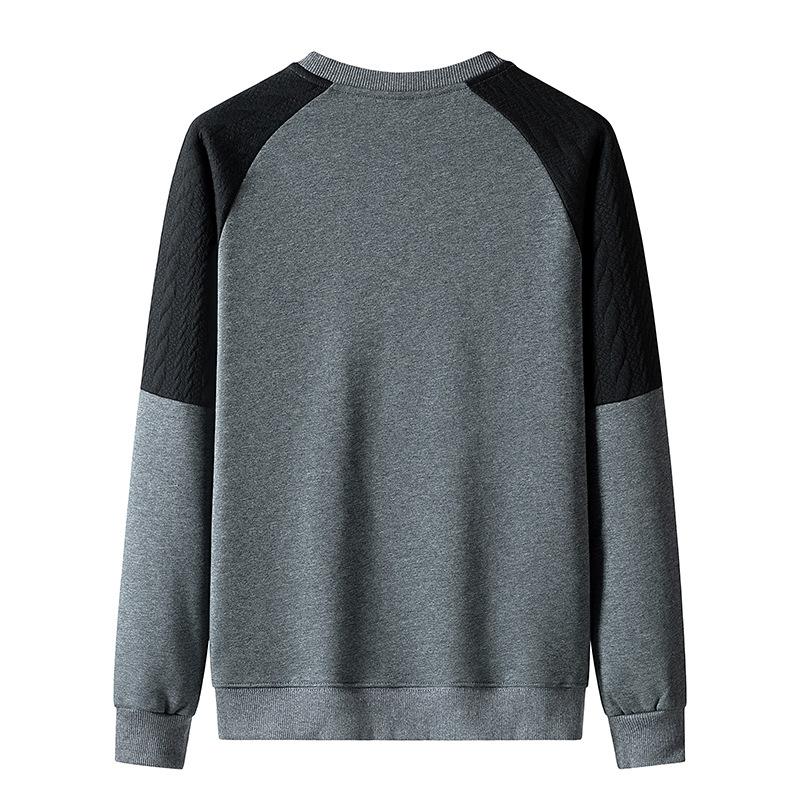 Autumn Suit Men's Casual Sports Fashion Trend Spring and Autumn Middle-aged and Young Sweatshirts Versatile Color Matching