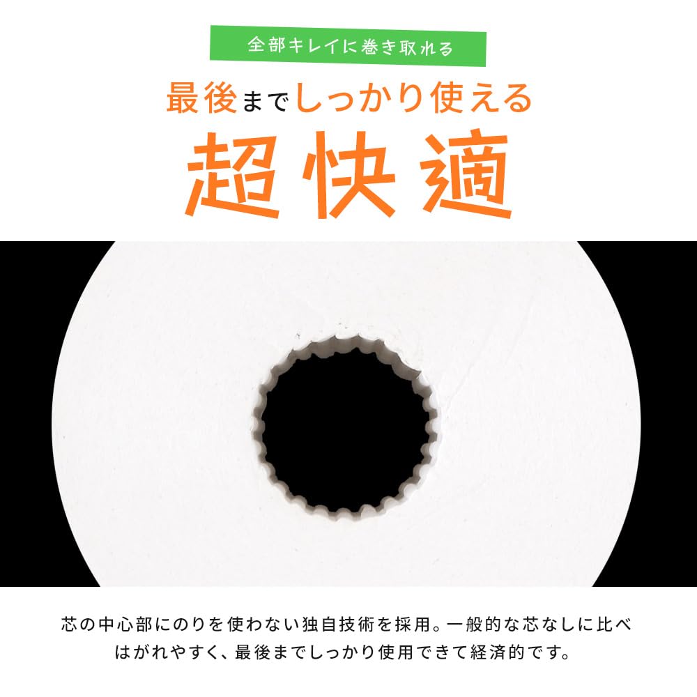 IRIS PLAZA Toilet Single 170m X 6 3x Made In Smart Yell Paper, Ply, Rolls, Length, Japan,