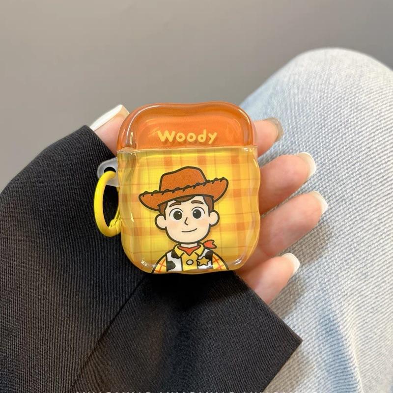 Cartoon animation suitable AirPodspro1 earphone cover Apple Bluetooth protective case 1st generation 1 soft silicone new male