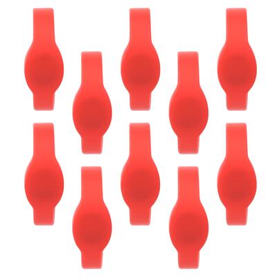 10 sztuk 125Khz RFID Opaska silikonowa na nadgarstek IP68 Wodoodporna Karta identyfikacyjna do basenu Sauna
