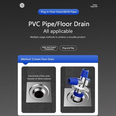 Anti-odor Floor Drain Connector Multi Functional Multi-port Sewer Drain Connector Three-way Drainpipe Connector Universal