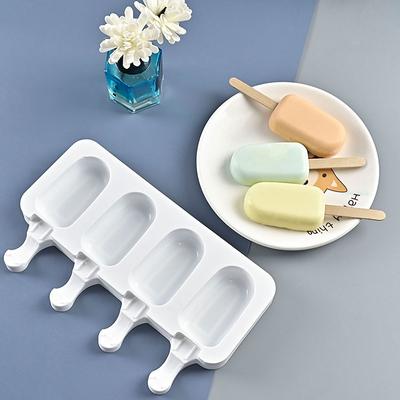 1/2/3Pcs Ice Cream Popsicles Mould Food Grade Silicone Heart Fruit Chocolate Shaped Diy Baking Mold Kitchen Accessories
