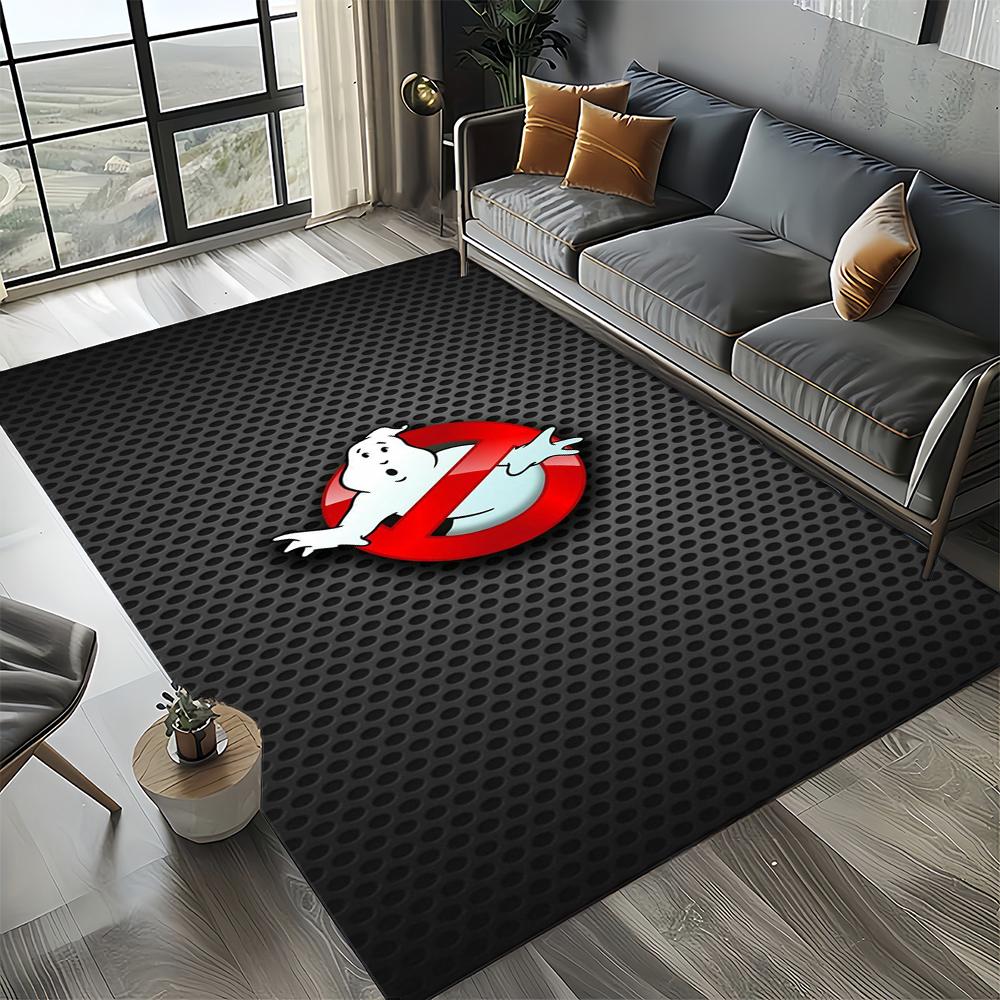 27 Style New G-Ghostbusters Horror Movie Cartoon Carpet Rug for Living Room Bedroom Home Sofa Decoration,Non-slip Floor Mat