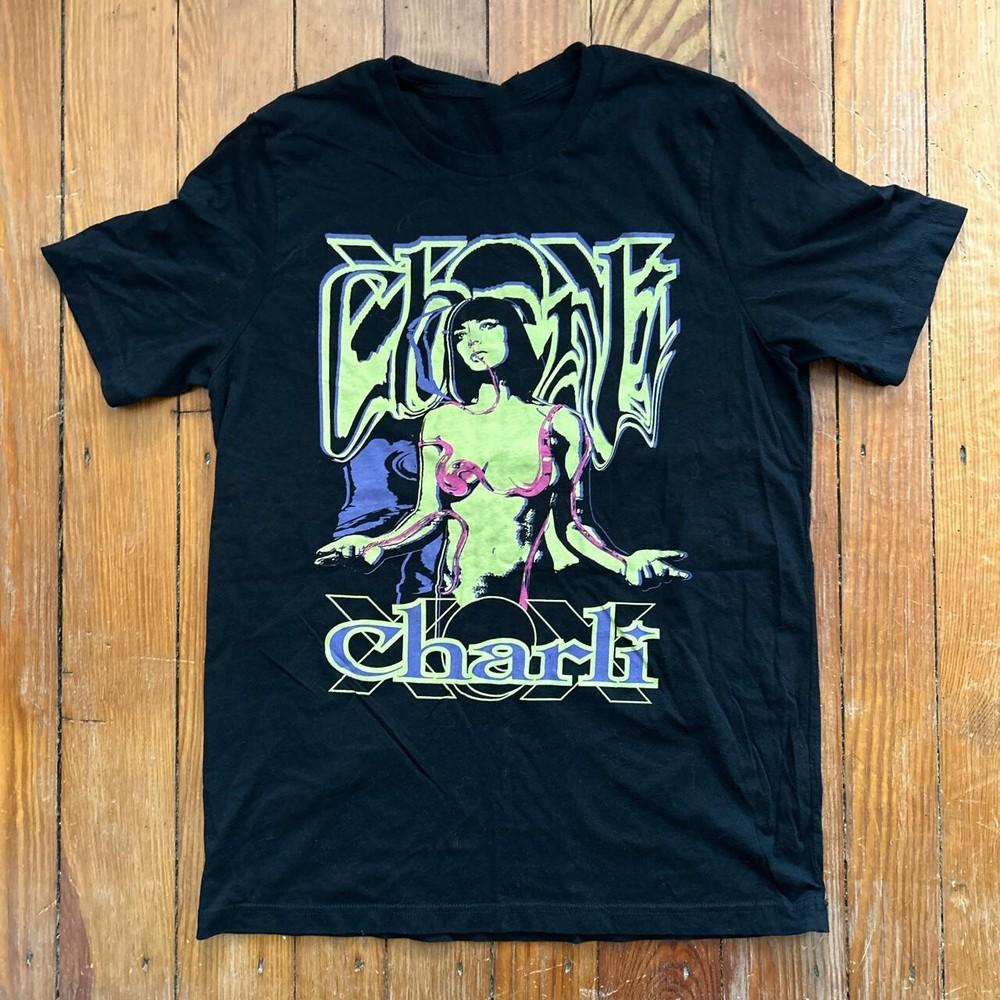 

Vintage Charli XCX Concert 2024 Black Cotton All Size T-Shirt Unisex PP123 Unisex T-Shirt S