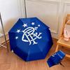 1PC Rangers Fc Crest Automatic Umbrella - Suitable Travel Outdoor Portable Umbrella Birthday Gift Daily Essentials