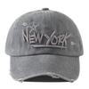 Fashion Letter Embroidery Baseball Cap Retro Washed Shabby Dad Hats Outdoor Cycling Travel Adjustable Sun Hats For Women Men