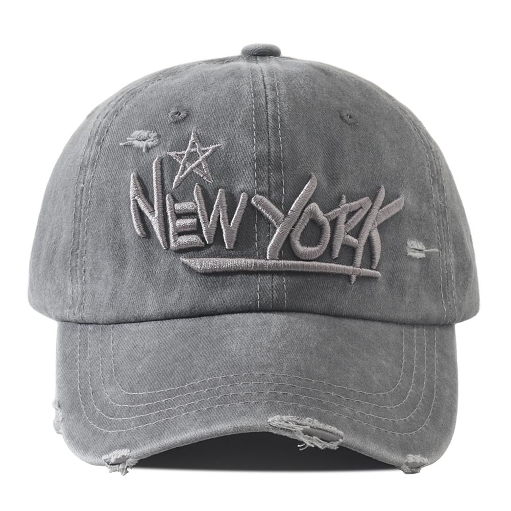 Fashion Letter Embroidery Baseball Cap Retro Washed Shabby Dad Hats Outdoor Cycling Travel Adjustable Sun Hats For Women Men
