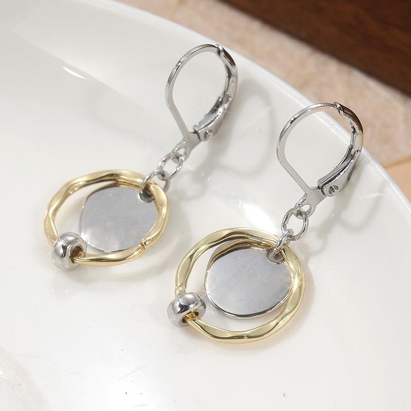 Винтажные круглые серьги с инкрустацией искусственным жемчугом, полые геометрические серьги-подвески, лаконичные банкетные ювелирные аксессуары для женщин