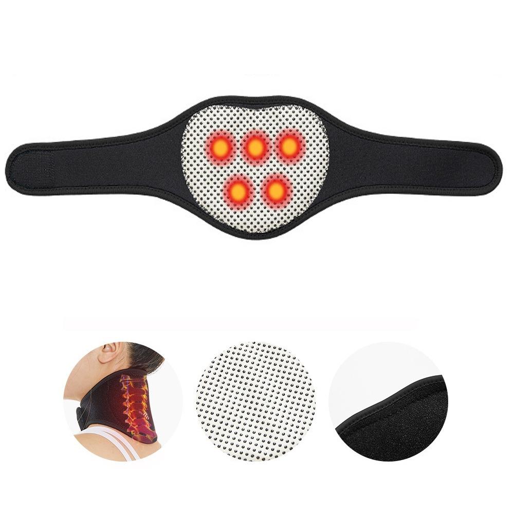Portable Self-Heating Neck Brace Spontaneous Heat Soft Cervical Pillow Adjustable Fit Magnetic Therapy Magnetic Neck Support