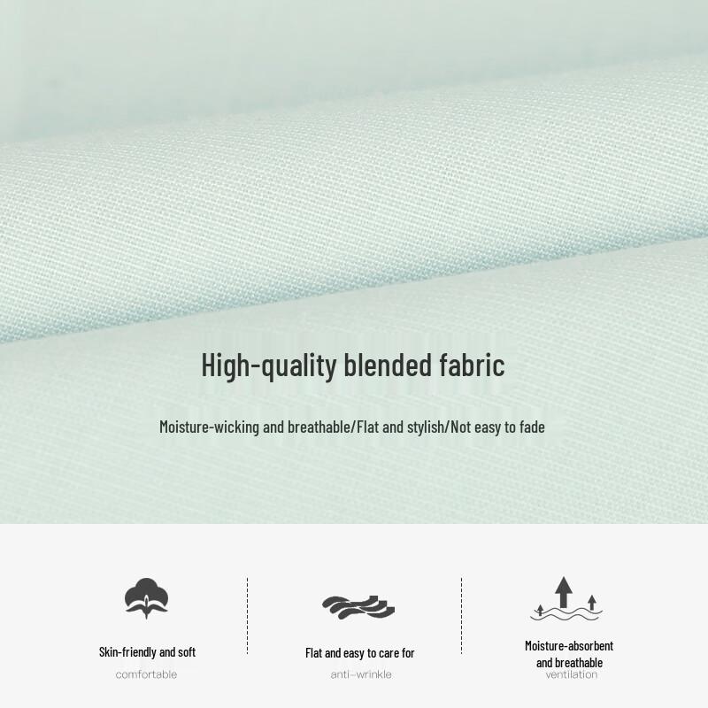 Caizi Men's Slim Fit Long-Sleeved Business Casual Shirt