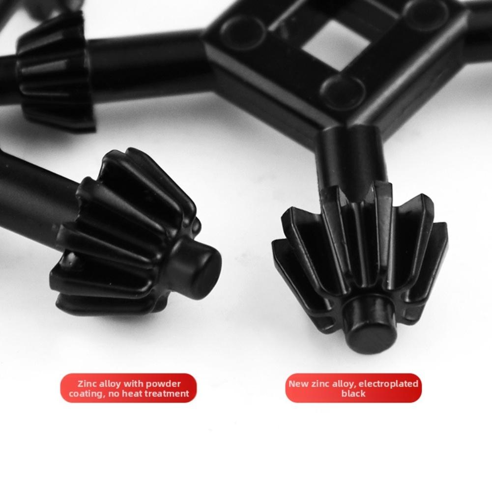 4 In 1 Cross Chuck Key Multifunctional Zinc Alloy Star Wrench 4 Way Chuck Key Spanner Ratchet Socket Star Wrench Black