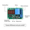 DC12V/24V Multifunctional Digital Display Delay Relay Module 0.36-Inch 3-Digit Red Display Delay Time Off/Delay On/Cycle On/Off