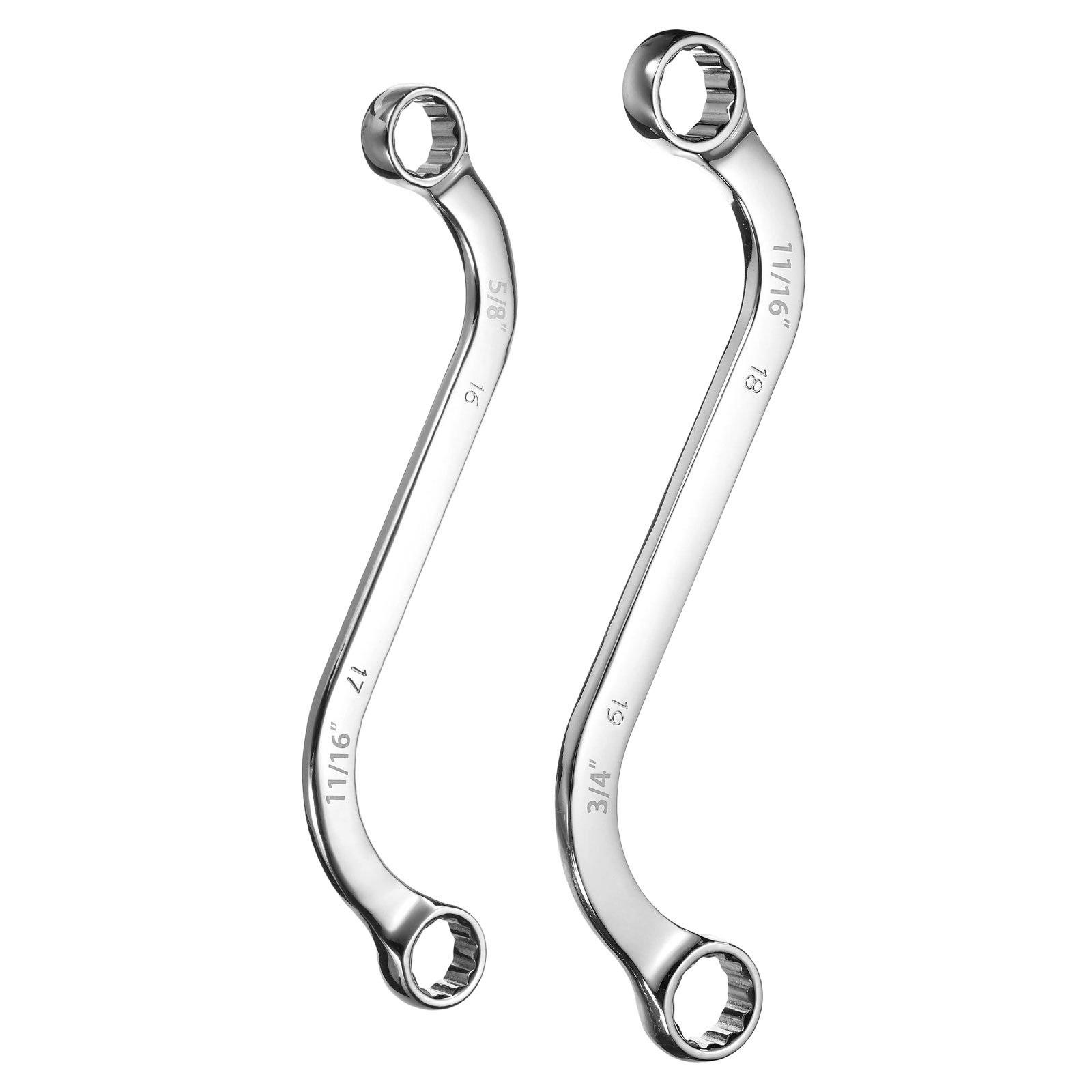 

Метрические 16 мм X 17 мм 12-гранные S-образные накидные ключи с двумя концами из хромированной стали 45# для дома, автомобиля, велосипеда, обслуживания машин One Size