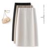 Summer 2025 Women's Mid-length A-line Hip Wrap Skirt - Versatile, Slimming, Casual Fashion