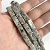 8X20MM Natural Square Tube Stone Beads Amazonite Aventurine Howlite Dalmation Gem Beads Charm For Jewelry Making Artistic works