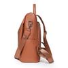 Large Capacity Backpack Women's Letter Backpack Soft Leather Travel Bag Multifunctional Shoulder Bag