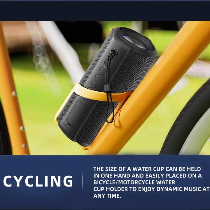 Portable Speaker,Wireless Bluetooth Speaker,IPX7 Waterproof, 40W Loud Stereo Sound,13H+ Playtime with Lights, for Home Outdoor