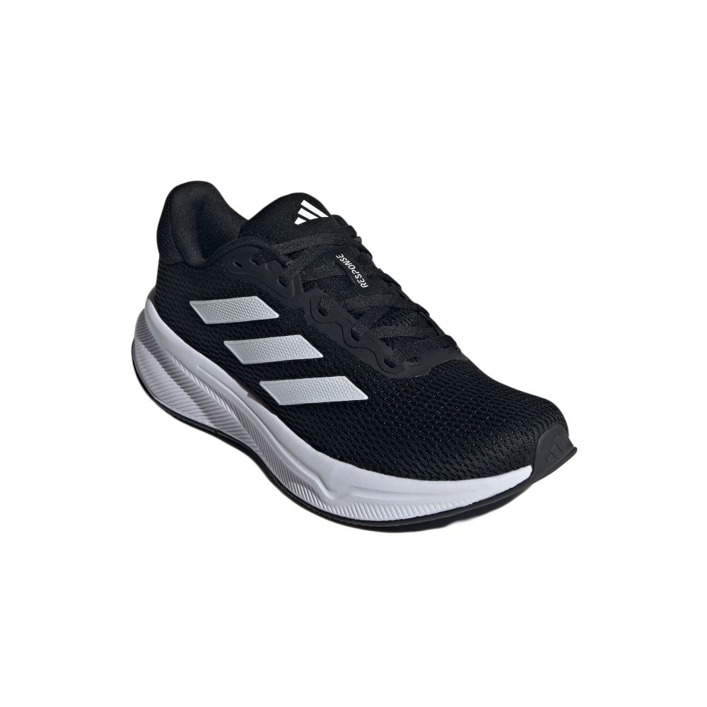 Adidas Response 2.0 Comfortable Versatile Non-Slip Durable Low-Top Casual Running Shoes Women Sneakers Black IH6018