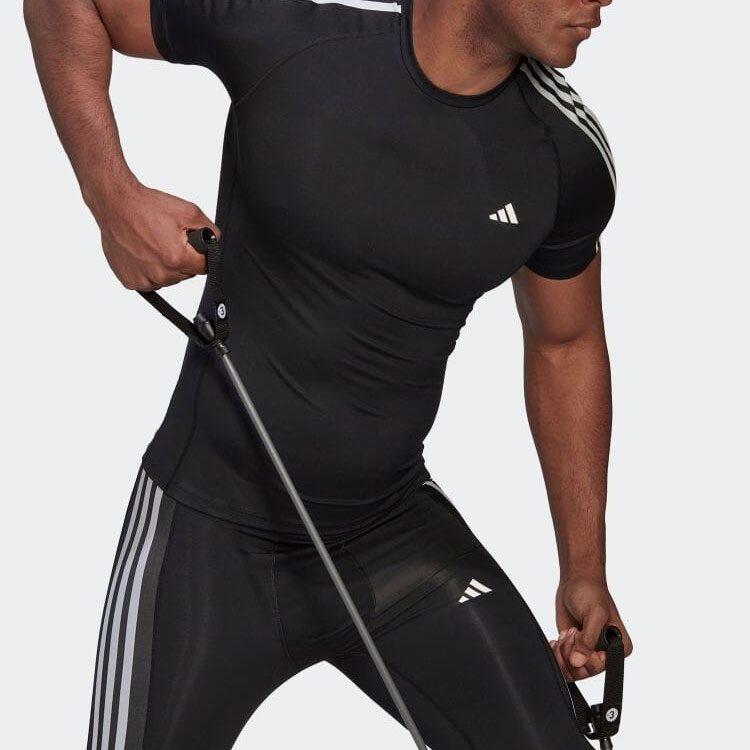 Adidas Techfit 3 Stripes Training Tee HD3525