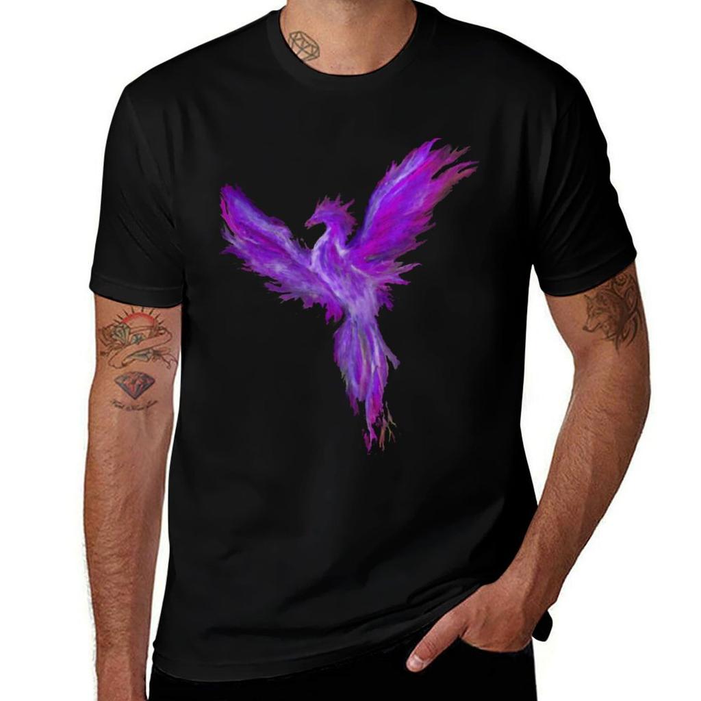 Purple Pheonix Classic Tshirt Festival Short Sleeve Tshirt