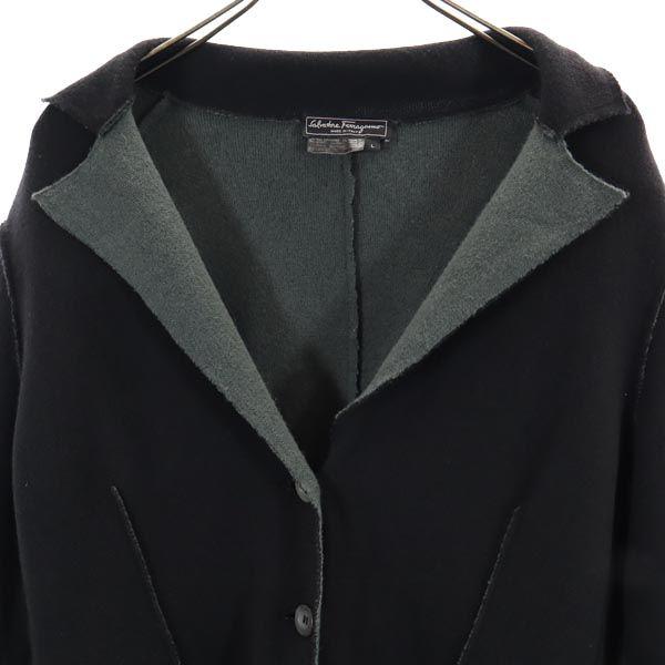 Salvatore Ferragamo Made in Italy Wool Blend Long sleeve tailored jacket Women Used