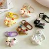 Cute Cartoon Pony Keychain Kawaii Year Of The Horse Decoration Creativity Horse Backpack Pendant Accessories New Year Gift
