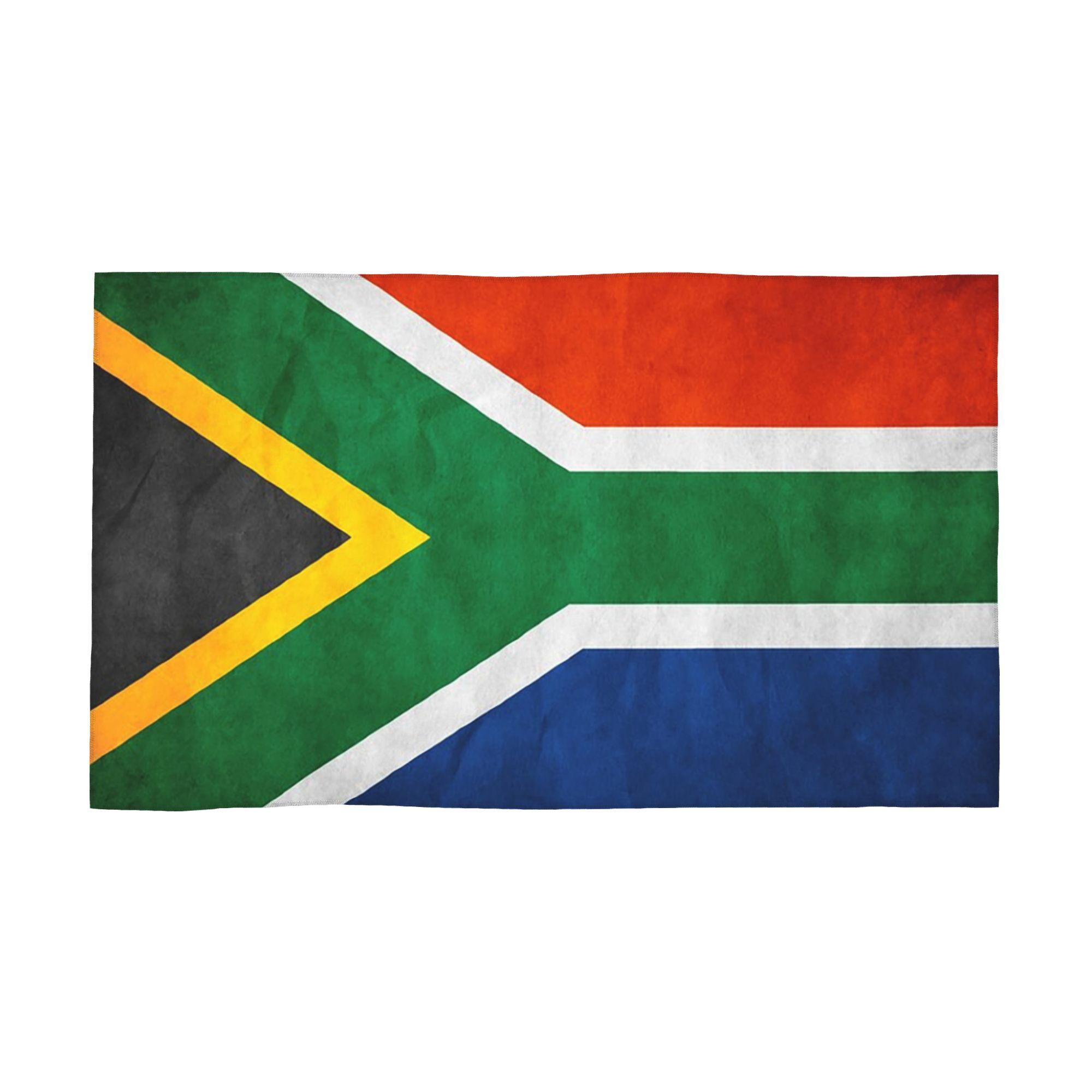 South Africa Flag National Flag of South Africa Soft Face Towel Quick Dry Pool Bath Cotton Towels Absorbent Quick W30*H60(CM)