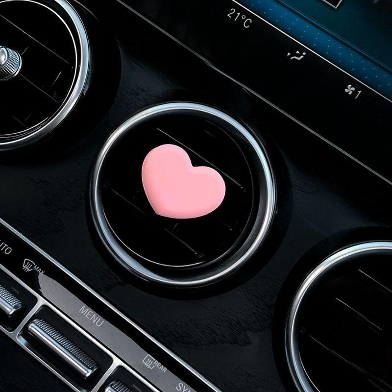

Cute Rabbit Fortune Mahjong Auto Perfume Aromatherapy Car Vent Decorative Fragrance Fragrant Stone Long-Lasting Light Perfume Pink Heart(1 Bottle of Aromatherapy Essential Oil)