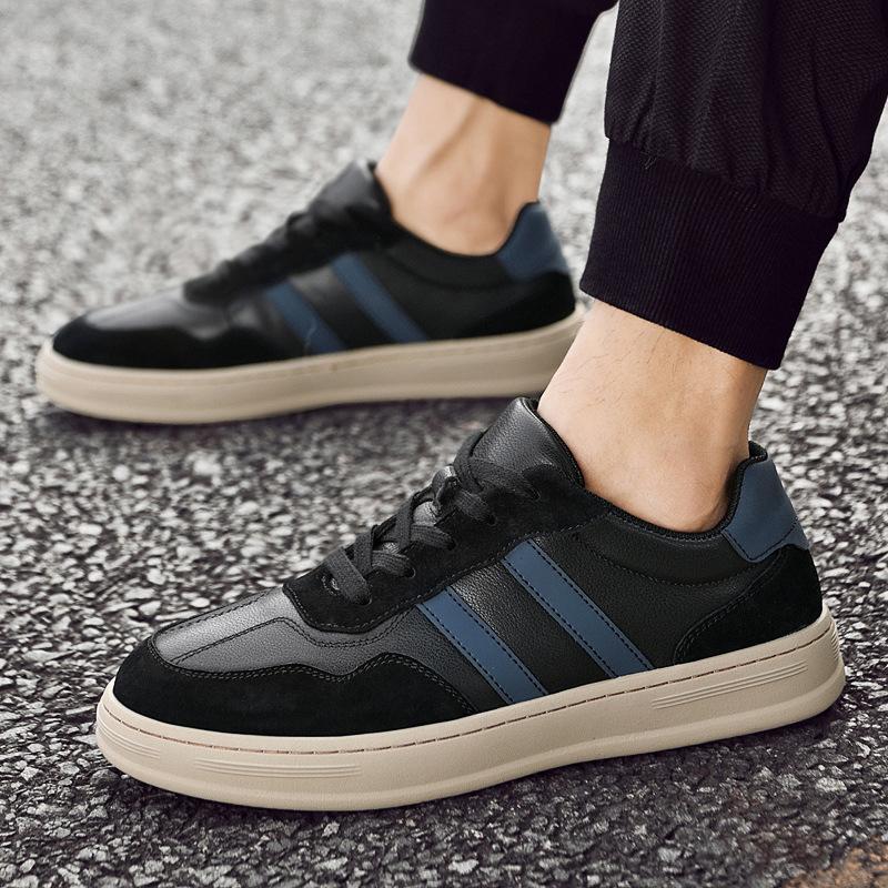 Men's shoes autumn fashion sports shoes trend breathable soft sole British white shoes men's outdoor casual board shoes