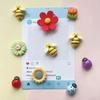 10Pcs Animal Flower Refrigerator Magnet Resin Ladybird Bee Tulip Sunflower Fridge Magnet Home Office Kitchen Whiteboard Locker Decoration Magnet
