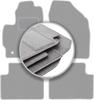Gray Car Mats For: Toyota Corolla E14 / E15 Sedan (2007-2012)