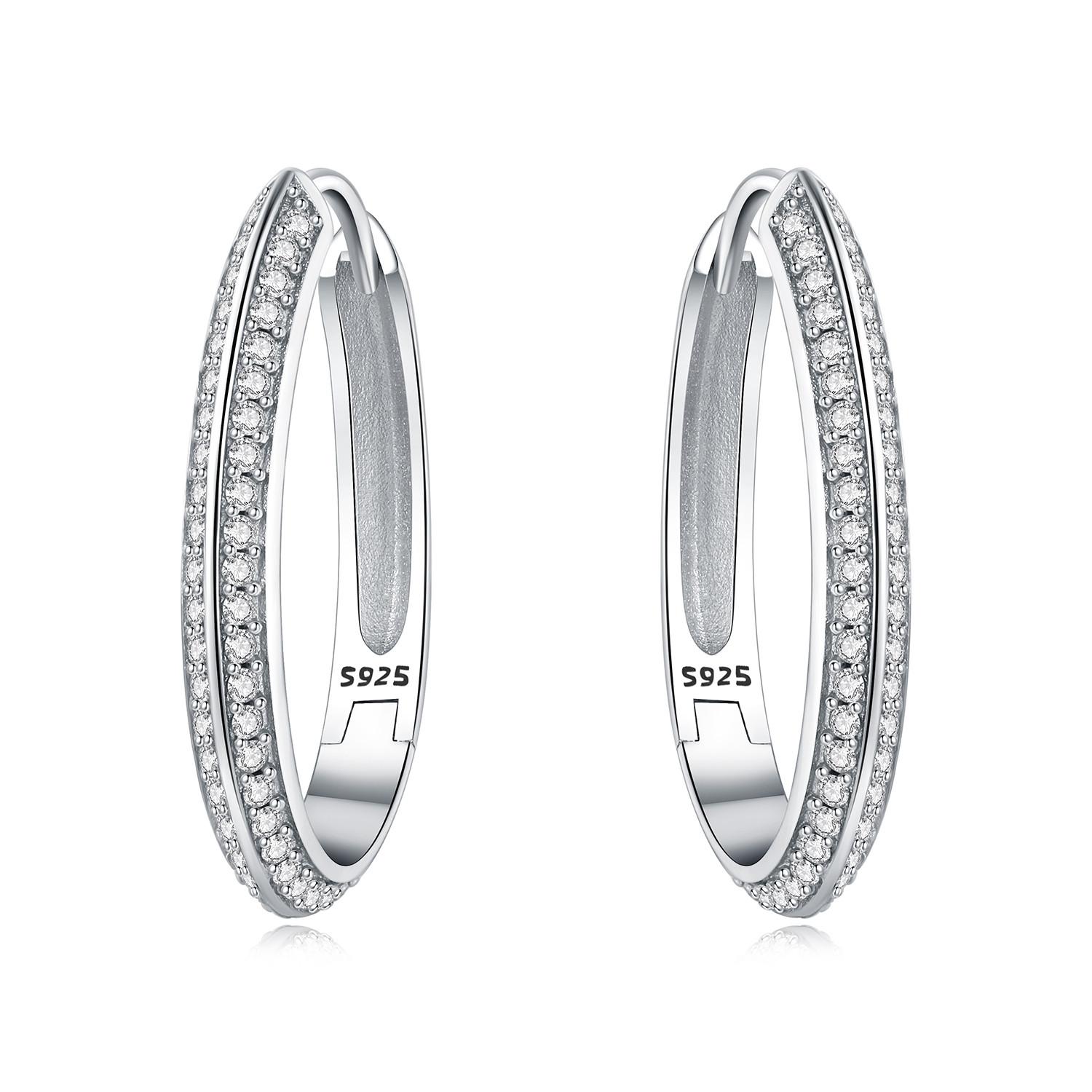 

Серьги-кольца U-образной формы из серебра 925 пробы Простые украшения Базовые универсальные серьги-кольца Для женщин Украшения Вечеринка Тренд Подарок