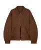 Standarderror 87-Stan009 [Renewal] Standard Blouson Suede Jacket Red Brown (C Type)