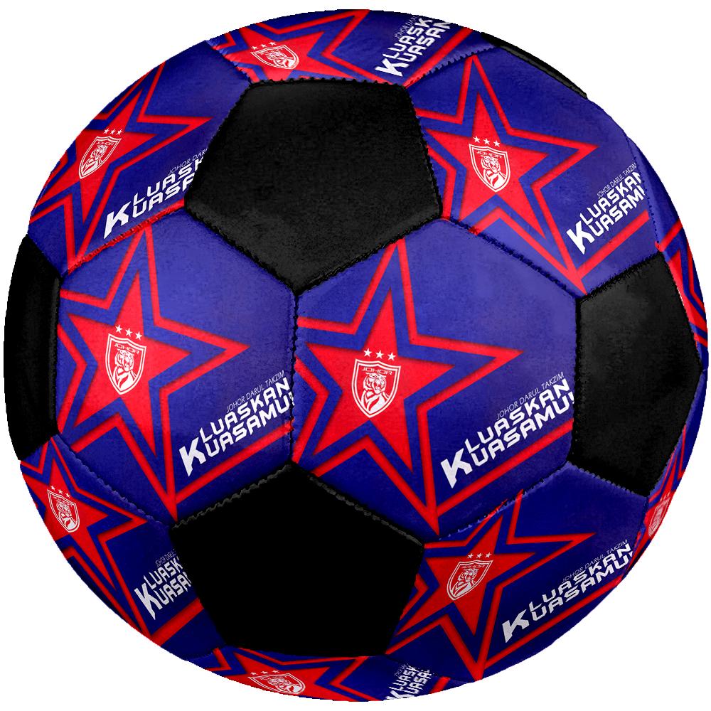 SIZE 5 Johor DT Soccer Ball Colorful All Ages Machine Stitched PVC Competition Ready Durable High-Bounce