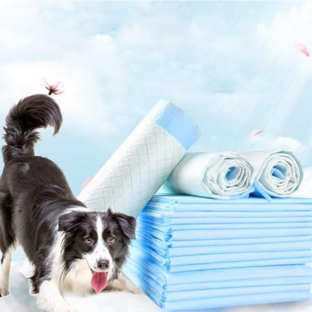 100PCS Thickened Dog Training Pee Pad Super Absorbent Diaper Mats Pet Cushion  Toddler