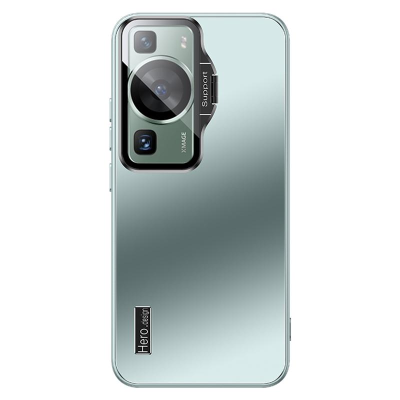 

Чехол-подставка для телефона Huawei P60 Pro/P60, противоударный чехол для мобильного телефона из ТПУ+ПК Cyan