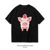 La Maialina Confusa Maglietta Donna Uomo Estate Cotone Grafica T-Shirt Adulto Streetwear Camisetas Top Manica Corta S3XL