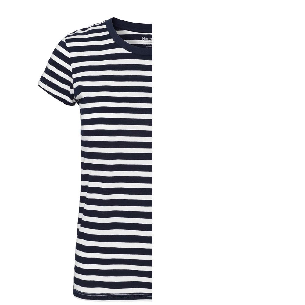 Neutral Womens/Ladies Striped Regular T-Shirt