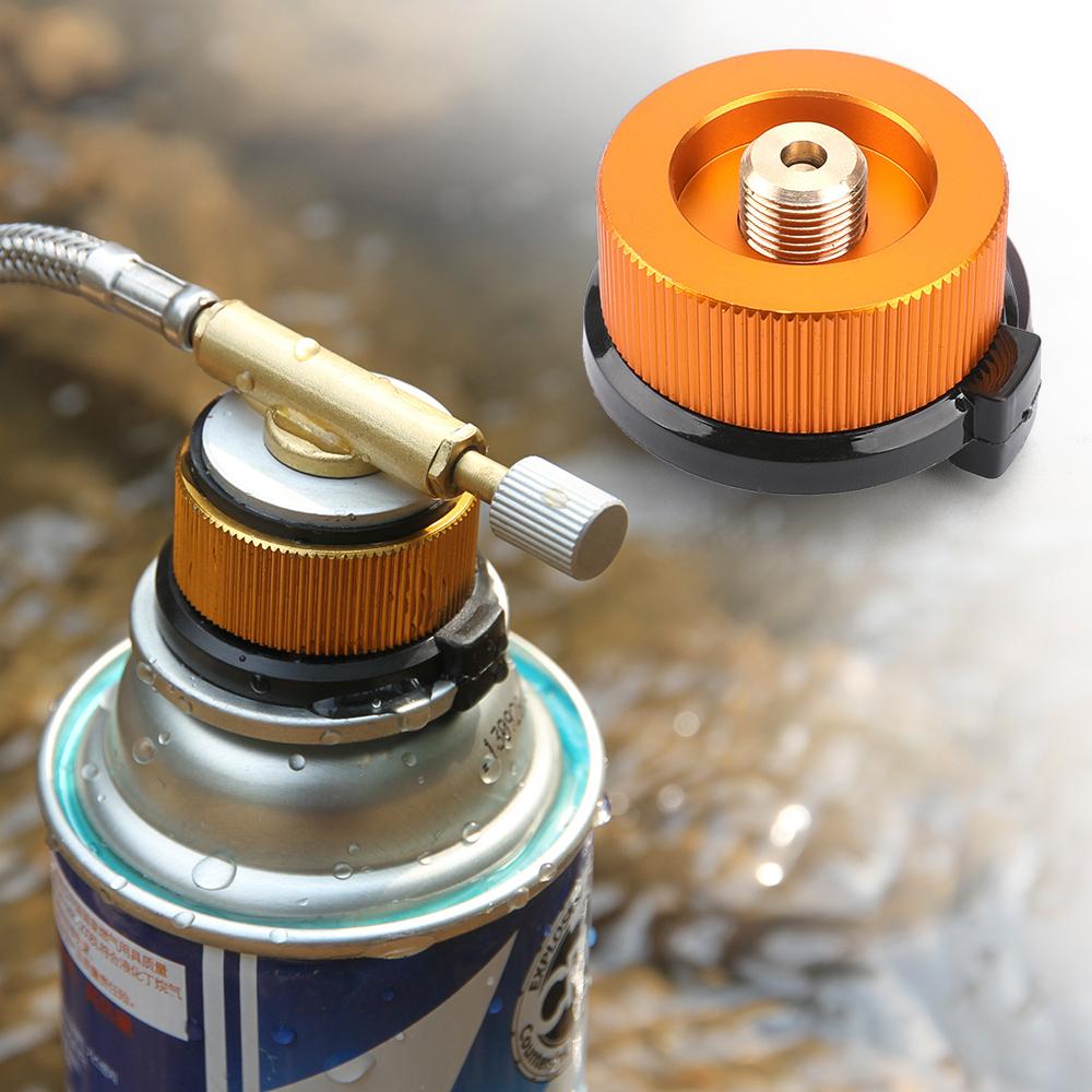 Propane Gas Refill Valve Gas Refilling Connector Camp Tank Adapter Stove Accessory