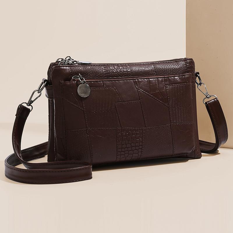 Women's Patchwork Clutch Bag Crossbody Bag PU Wallet Envelope Bag