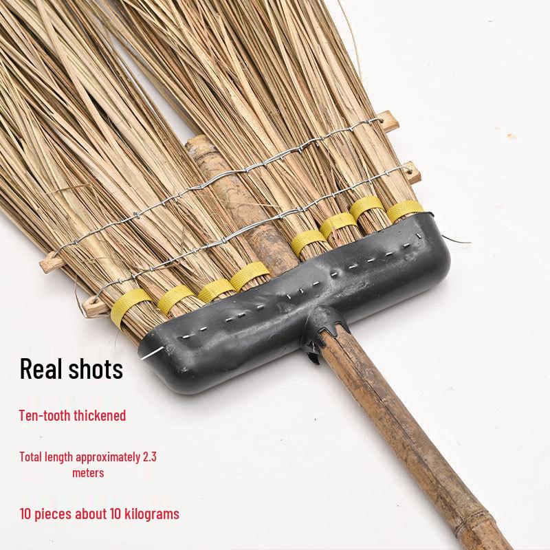 Heavy-Duty Bamboo Broom (3-Pack)