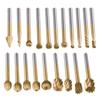 6/10/20Pcs HSS Routing Router Drill Bits Kits  Burr Rotary Tools Carving Carved Knife Engraving Wood Working Used Cutter Tool