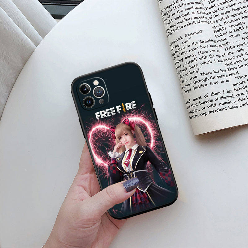 IR10 Free Fire Phone Shell Case for Redmi Note 12 12S 12C 13 13C 13R 14 14S 14R 14C Pro Max Plus A3 A3X A4 A5 11A 13X