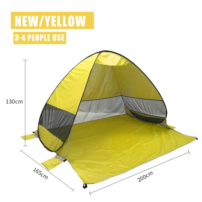 Cort de camping complet automat Cort pop-up instantaneu în aer liber, portabil mare, ultraușor, corturi de petrecere în familie, rezistente la vânt, rezistente la apă