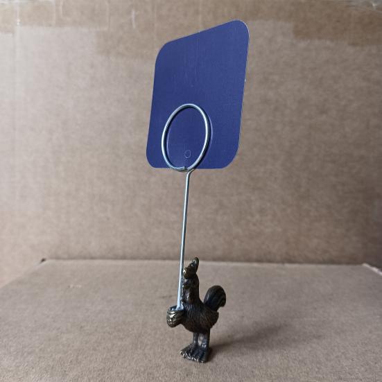3Pcs Note Holder Stable Anti-Corrosive Spiral Clip for Notes Photos Menus