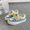 Casual board shoes women's shoes cute puppy bread shoes women's new spring and summer outer wear platform white shoes women