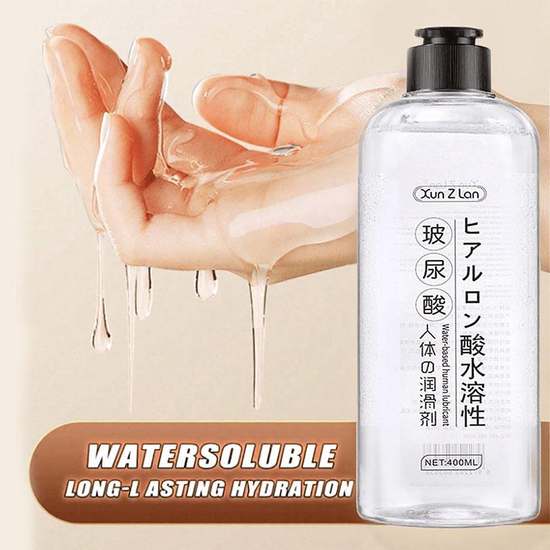 400 Ml Hyaluronic Acid Lubricant for Sex Water-soluble Lubricant Massage Sex Oil Sex Toys Oral Vaginal Gay Men Lesbian Use