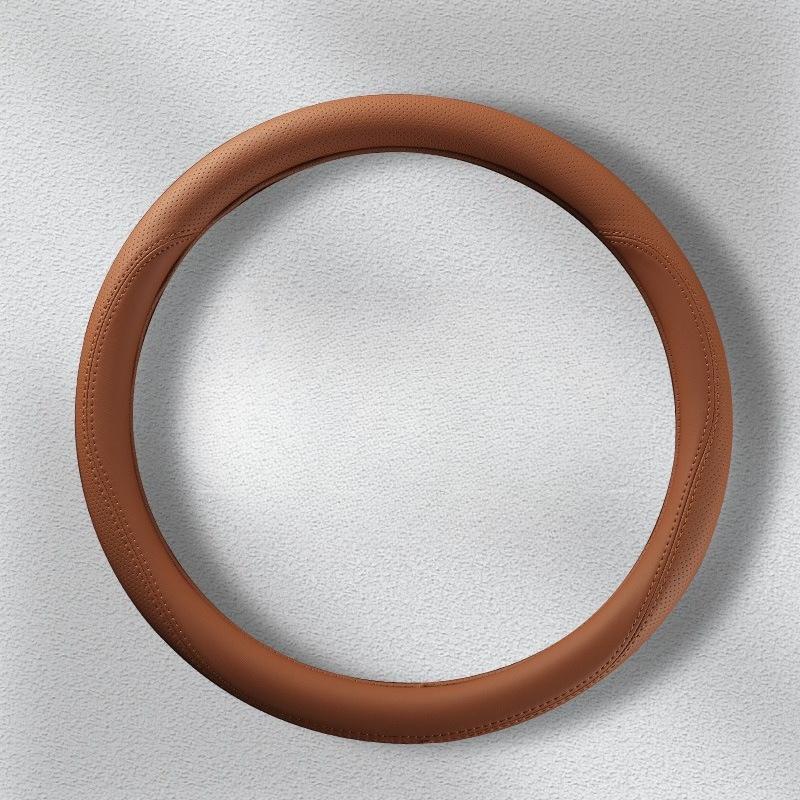 For Cars Universal Leather Steering Wheel Cover Four Seasons Luxurious Popular Style Interior Modification Steering Wheel Cover