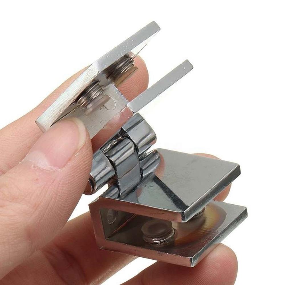 Hardware for Wine Cabinet Board Cupboard Clamp Glass Door Hinge Door Hinges Glass Fixing Clip